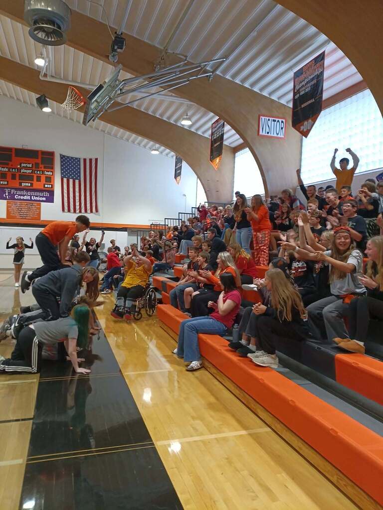 Homecoming pep assembly