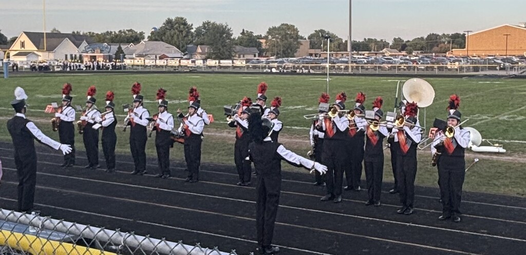 High School band performance
