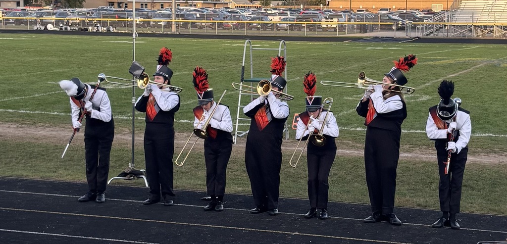 High School band performance