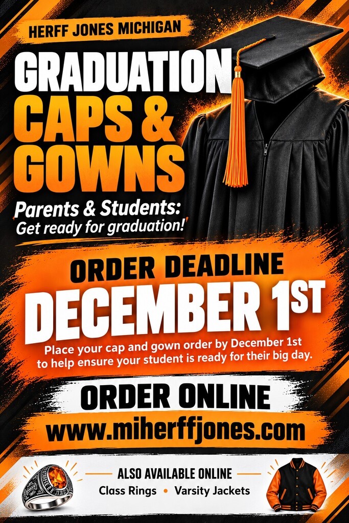 Cap and Gown Deadline