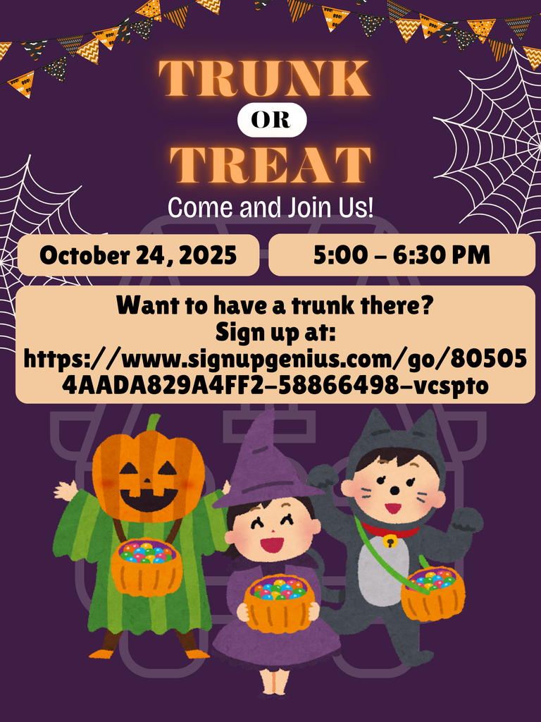 Trunk or Treat Flyer 2025