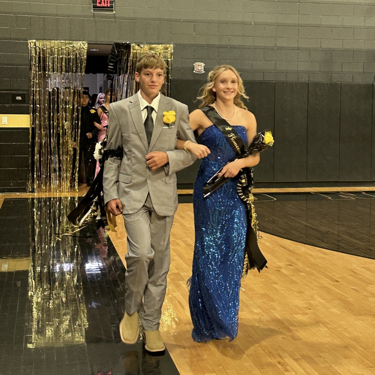 sophomore class representatives - Caige Van Dyke and Delanie Naughton