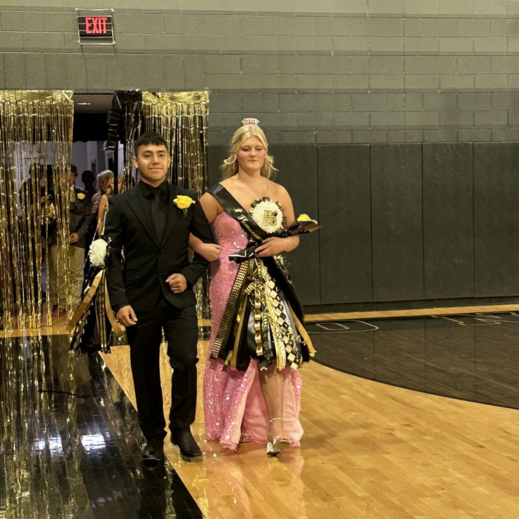 Junior class representatives - Adrian Martinez and Ashlyn Tevelde