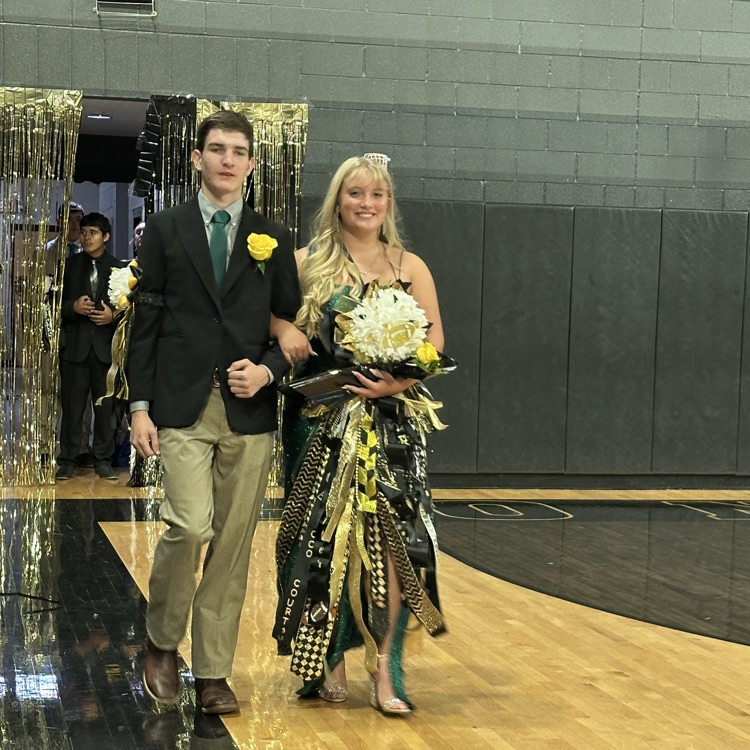 senior class representatives - John Haschke and Piper Caylor