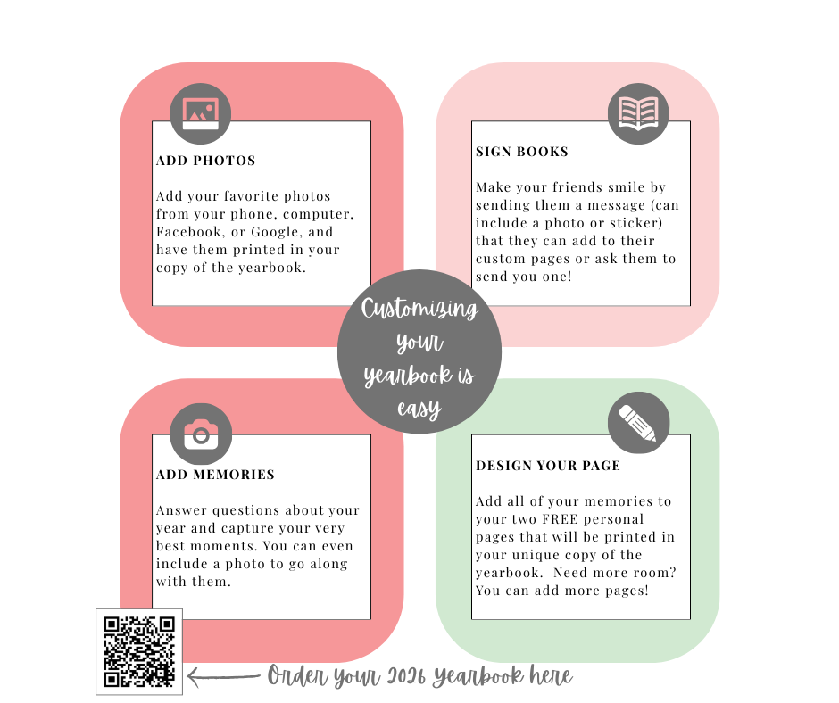 Customizing your 2026 yearbook