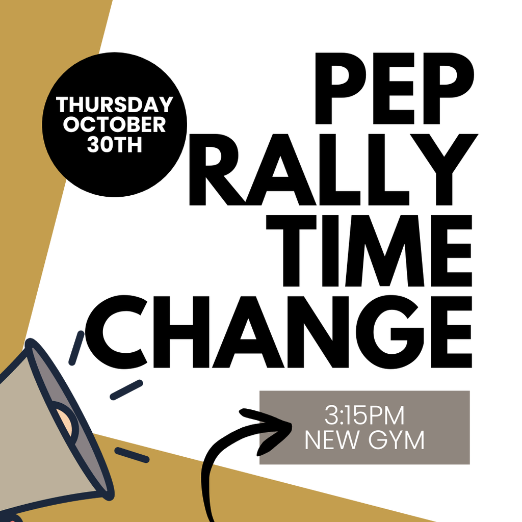 Pep Rally Time Change