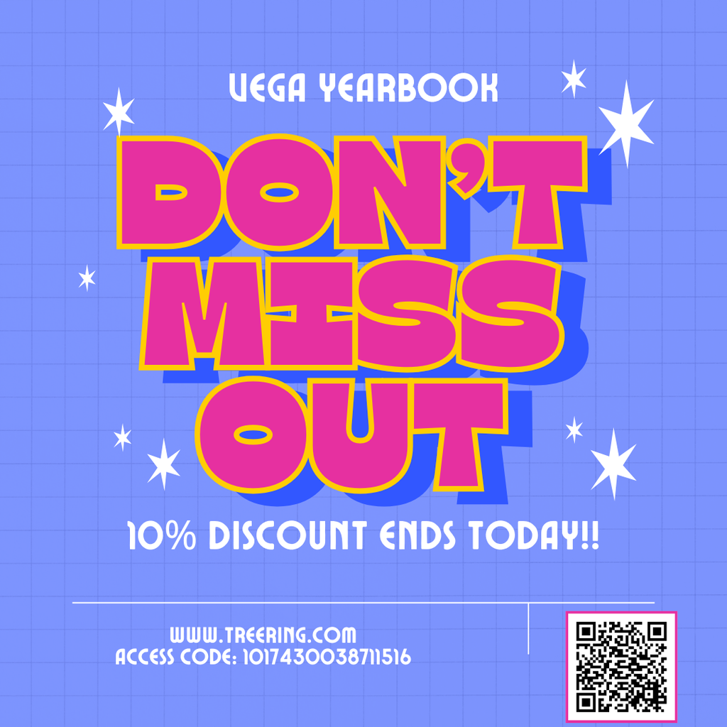 10% Discount for Yearbook Ends Today