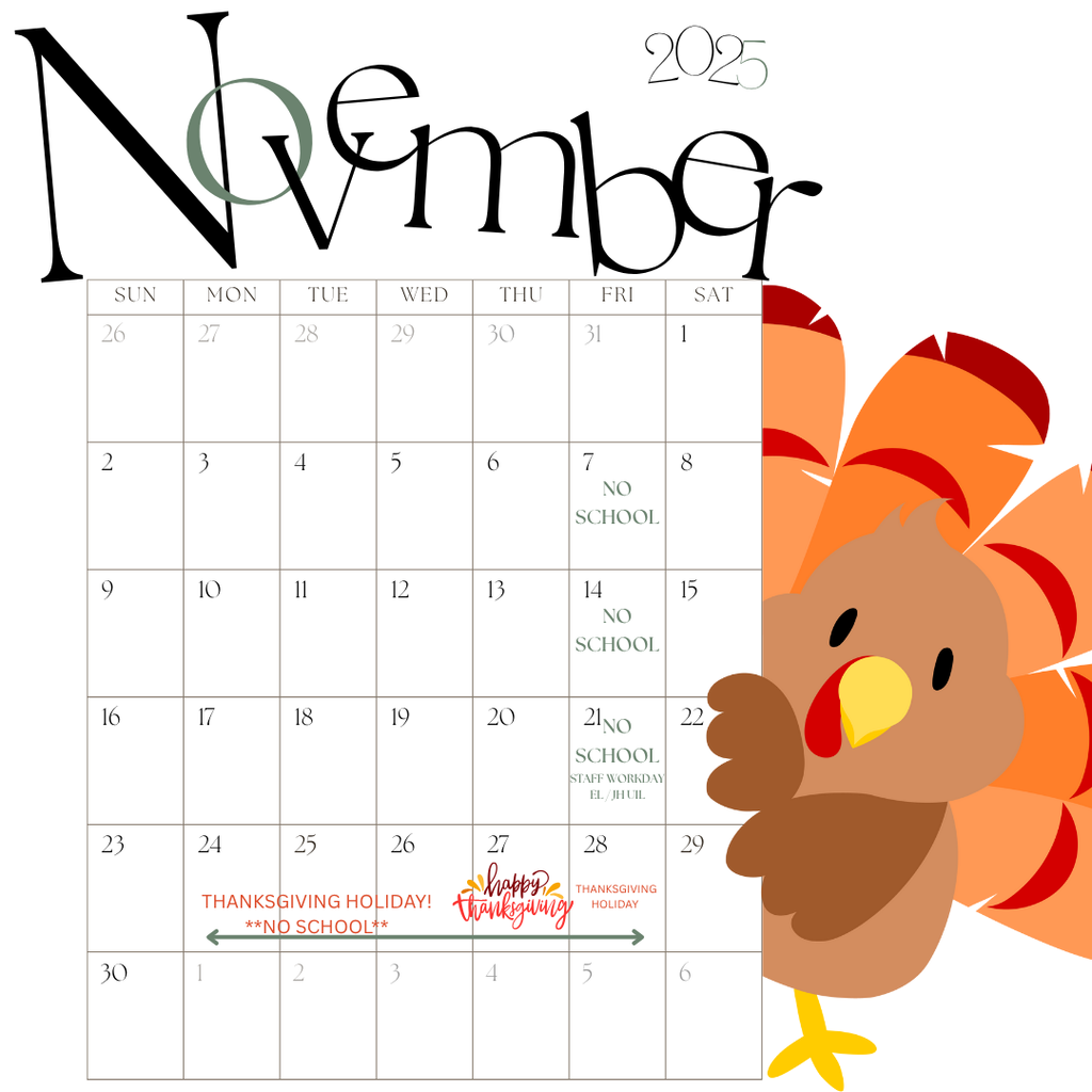 November School Calendar