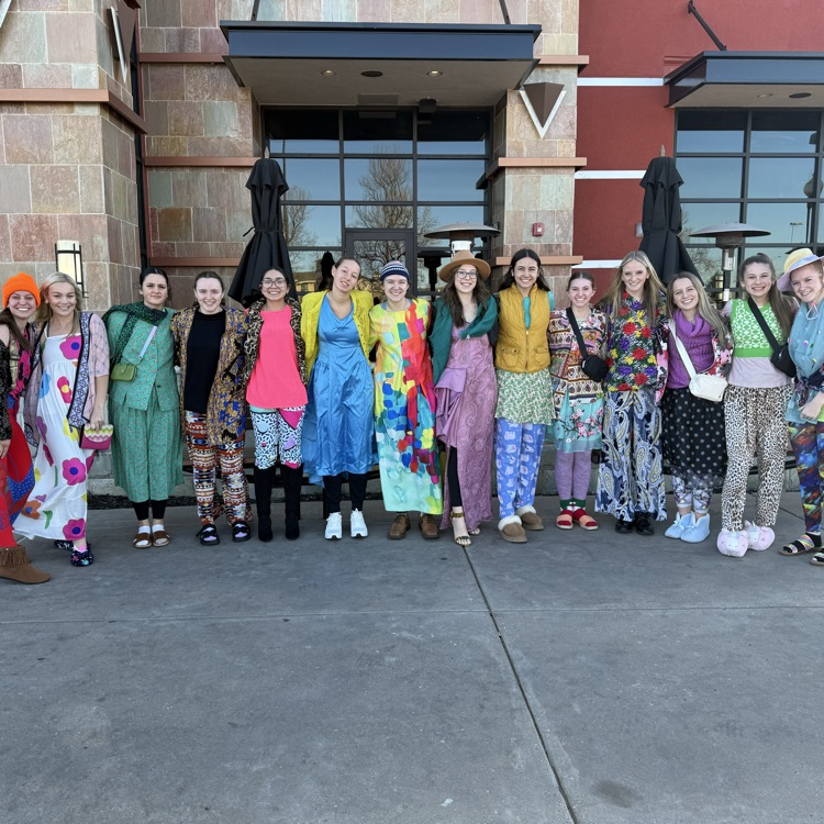 Lady Longhorn thrift shopping fun