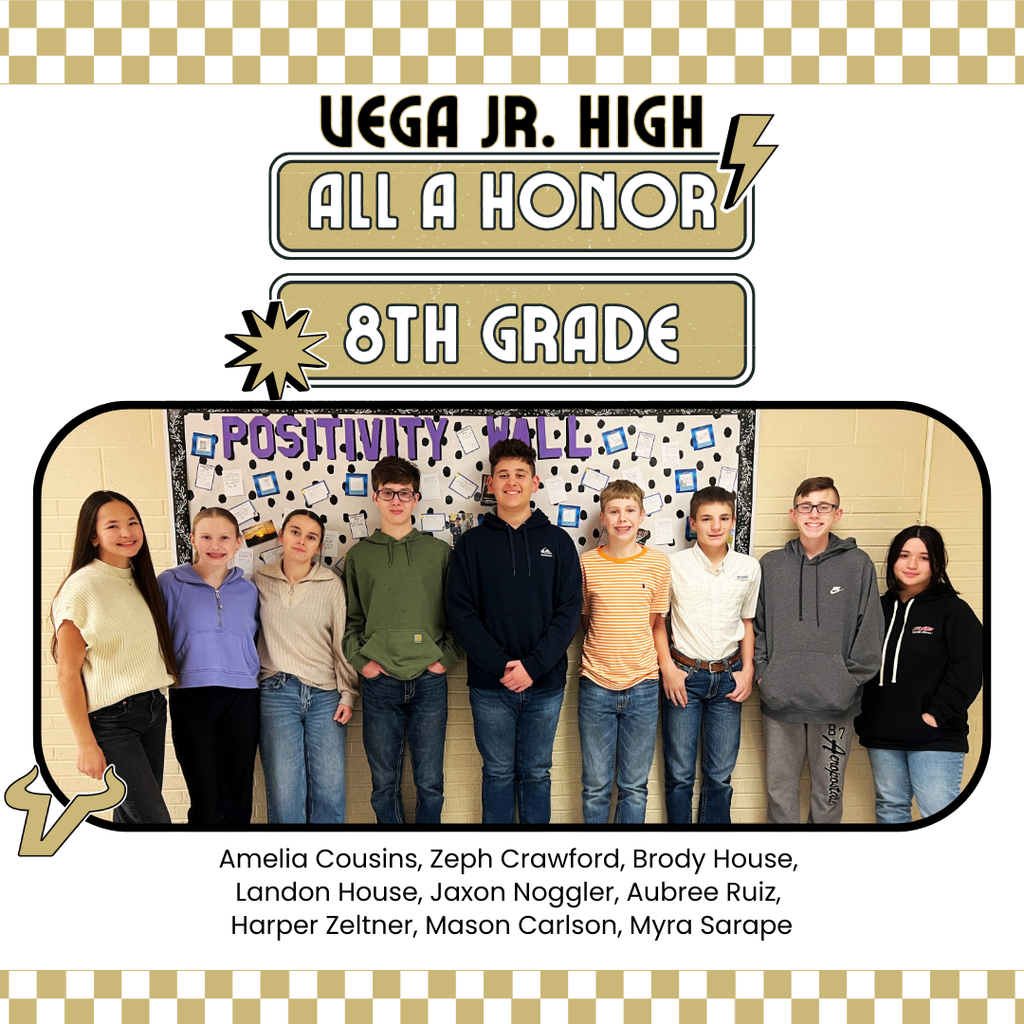 VJH 2nd 9 Weeks Honor Roll