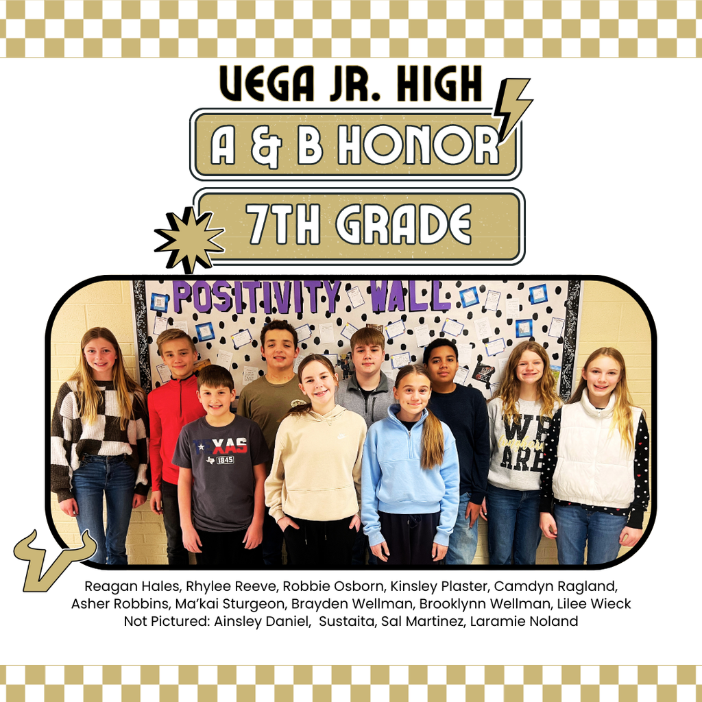 VJH 2nd 9 Weeks Honor Roll