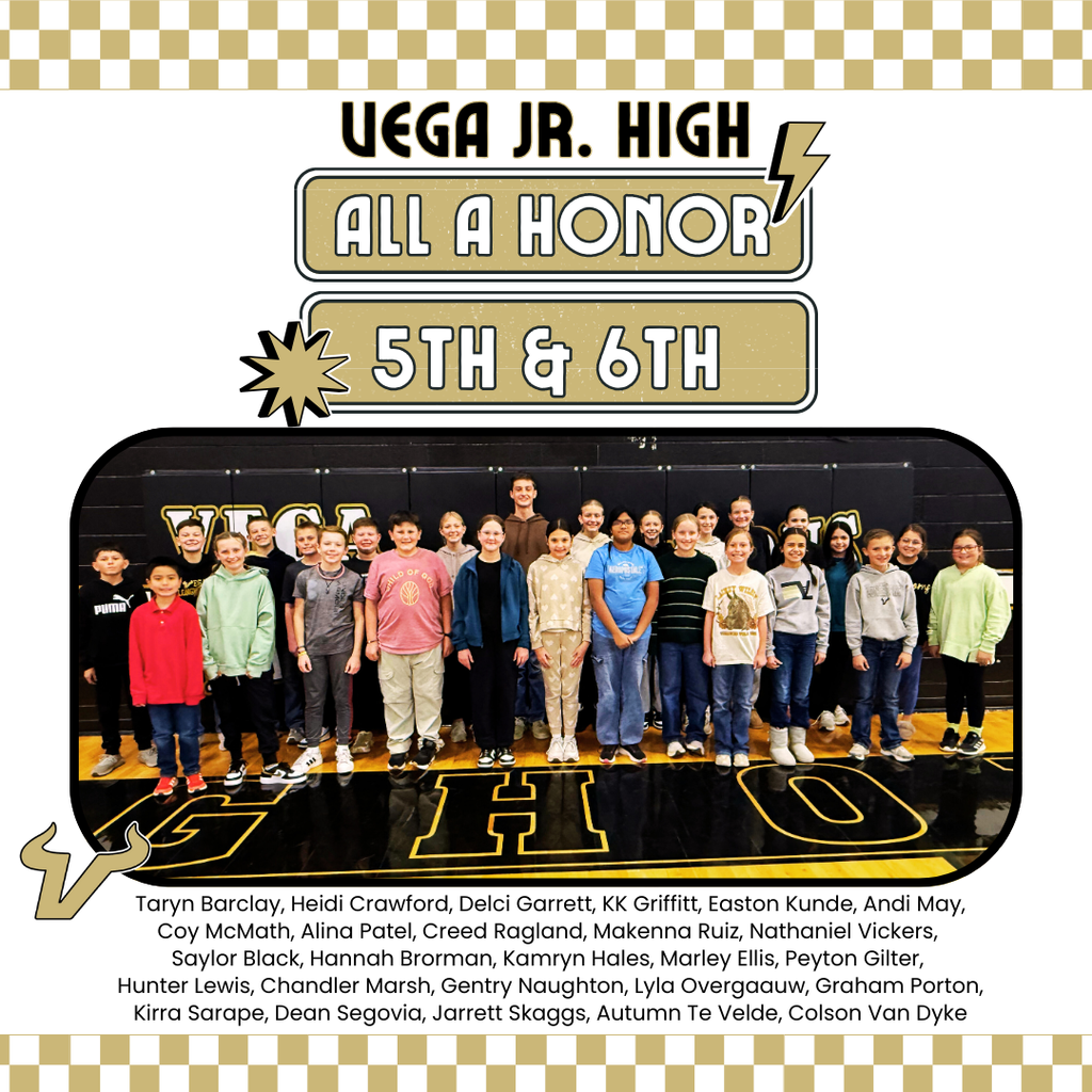 VJH 2nd 9 Weeks Honor Roll