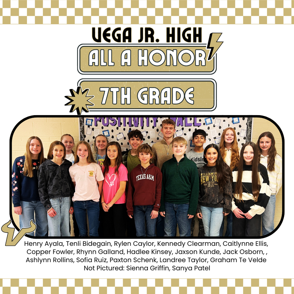 VJH 2nd 9 Weeks Honor Roll