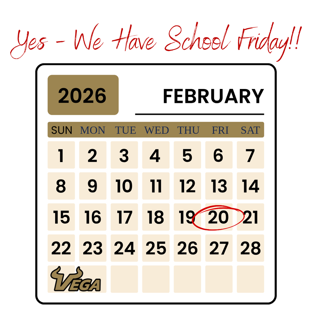 We have school Friday, February 20