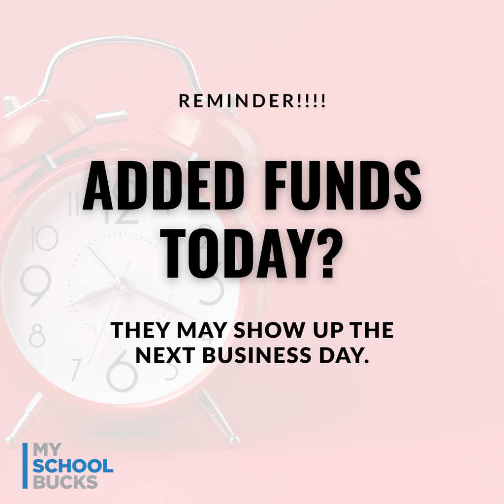 My  School Bucks Announcement