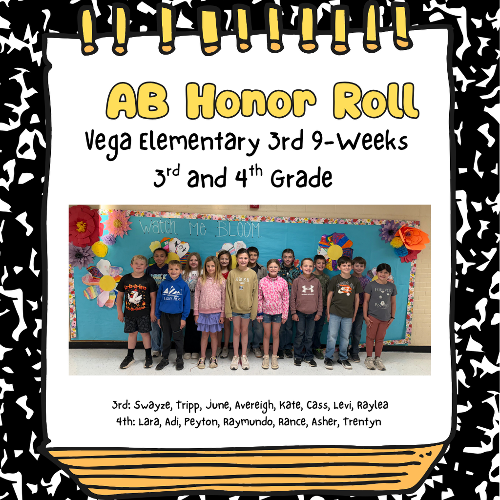 3rd 9 week Honor Roll