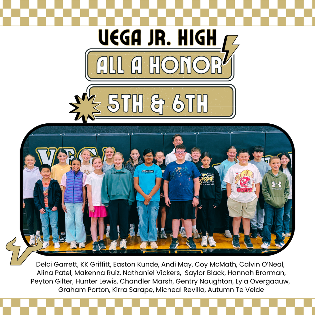 VJH 3rd 9 Weeks Honor Roll