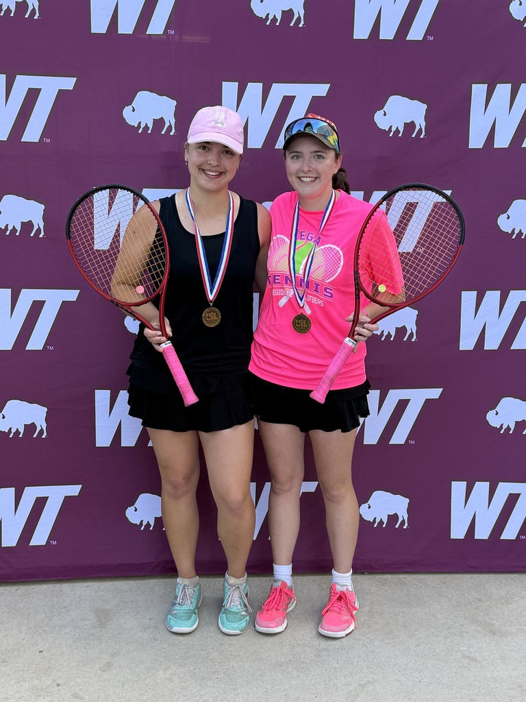 Rachel & Hannah Adams -- State Qualifiers Tennis 2026