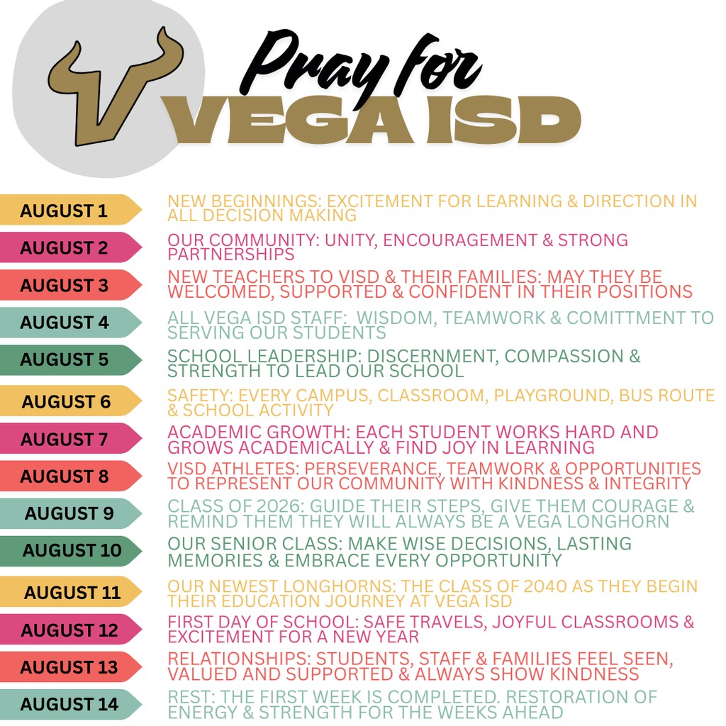 Join us to pray for the 26-27 school year.