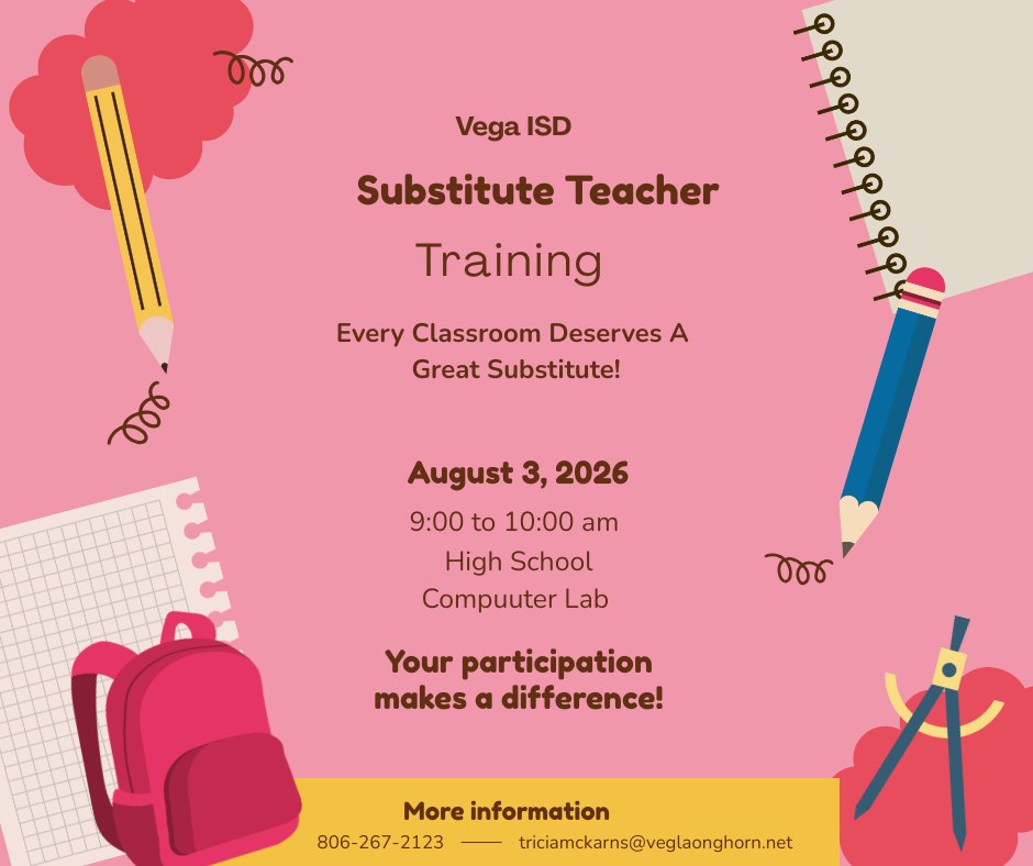 Vega ISD Sub Training