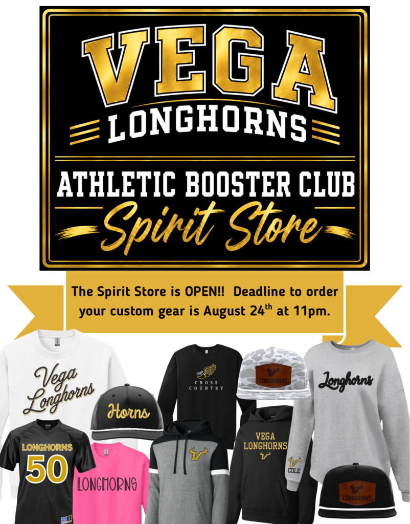 Vega Booster Club Spirit Store