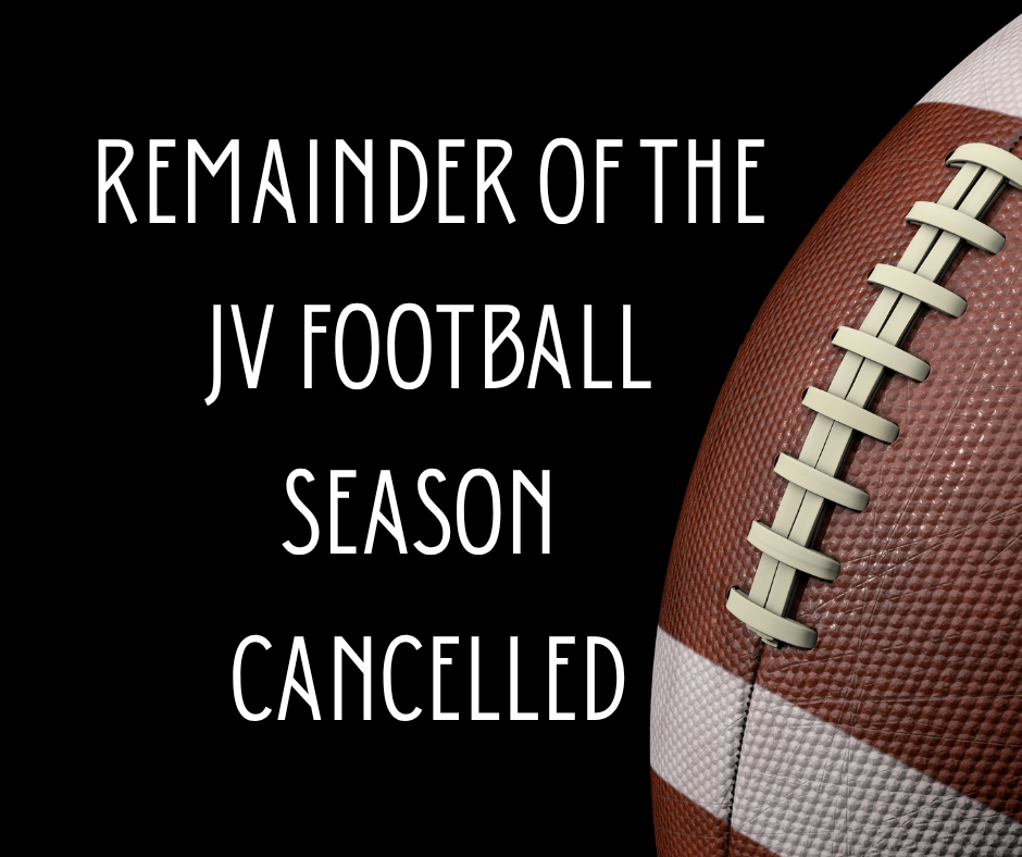 JV Football Season Canceled