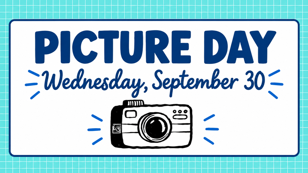 Picture Day - Wednesday, September 30th