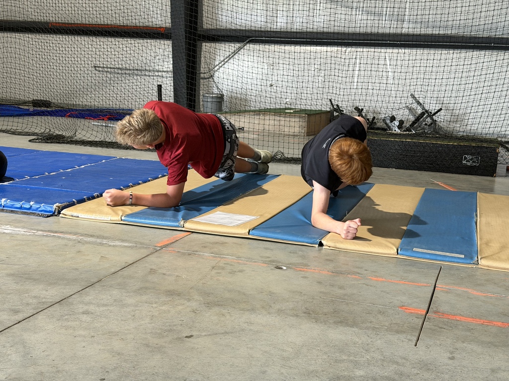 Students working out