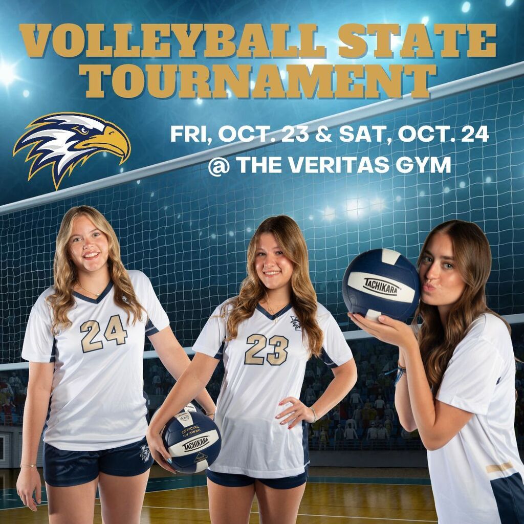 State Volleyball Tournament this weekend at the Veritas Gym