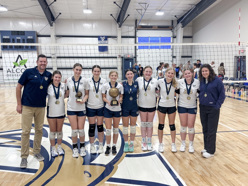 State championship team with trophy