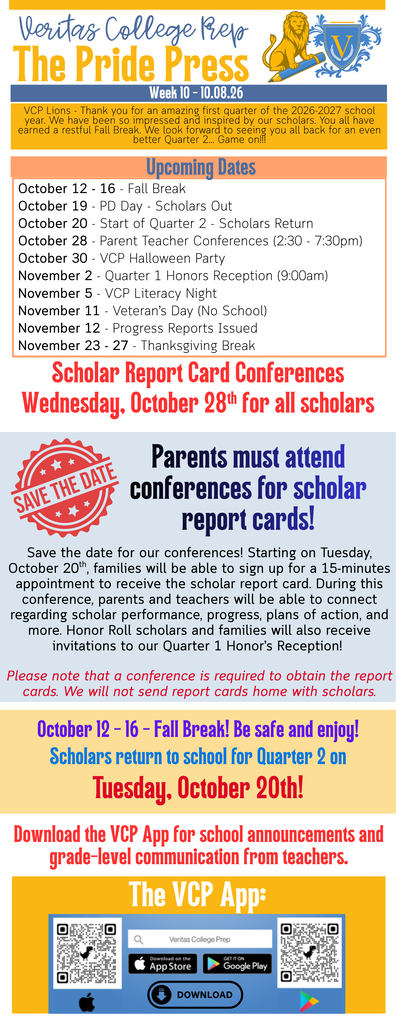 Week 10 Newsletter