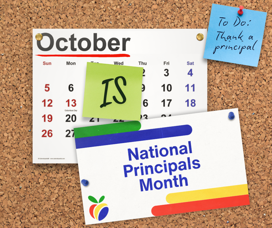 October is National Principals Month