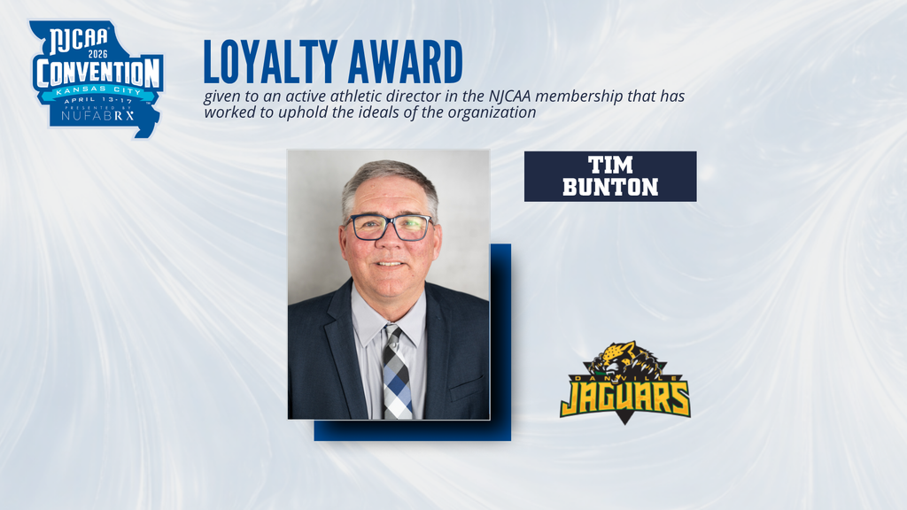 NJCAA Loyalty Award - Tim Bunton
