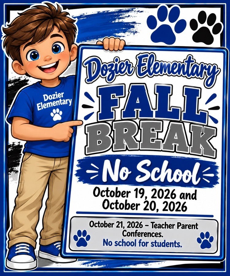 Fall Break- No School October 19-20, 2026