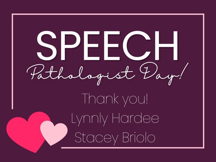 Speech Pathologist Day!