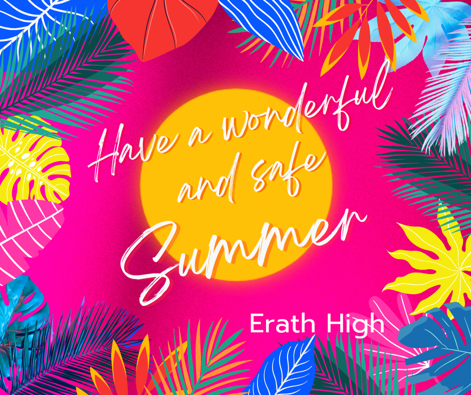 Have a safe and wonderful summer!