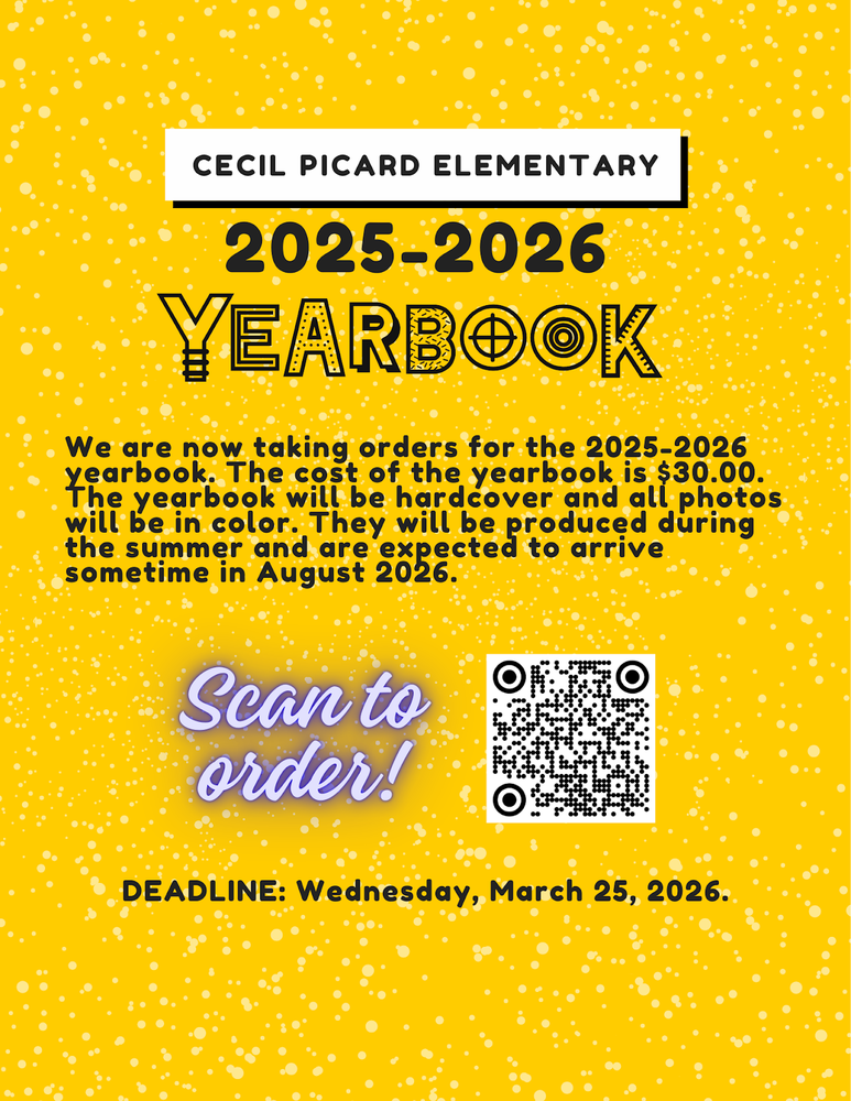 2025-2026 Yearbook sales