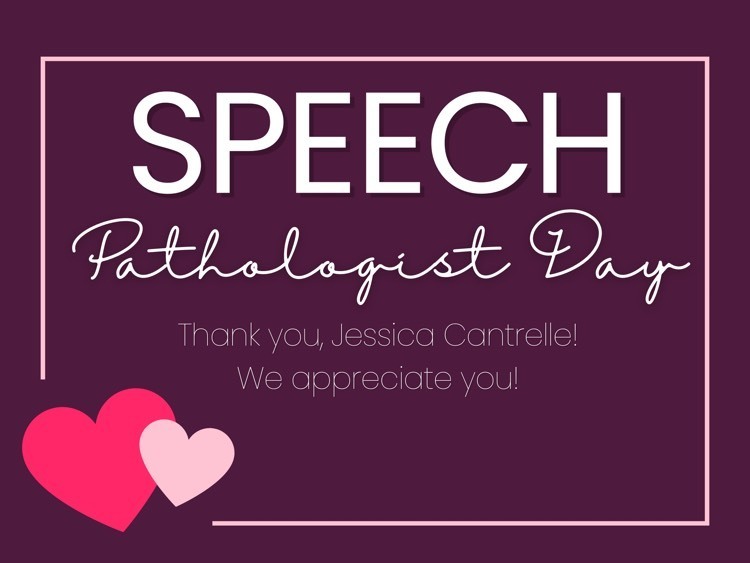 Speech Pathologist Day!