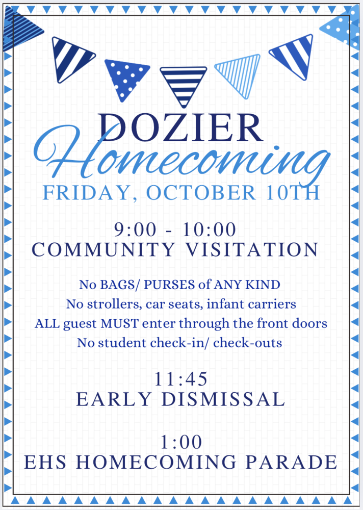 Dozier Elementary Homecoming News 2025