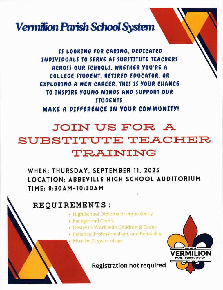 Sub Inservice
