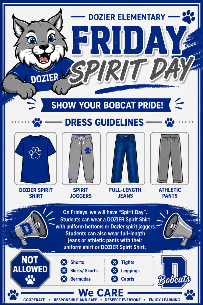 $1  Spirit Day Friday