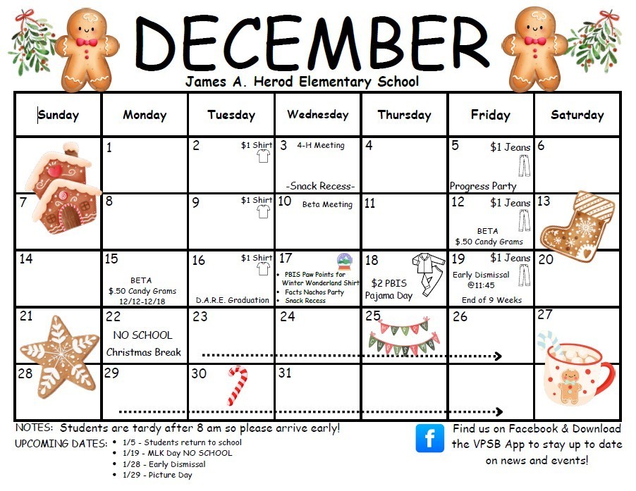 December Calendar 