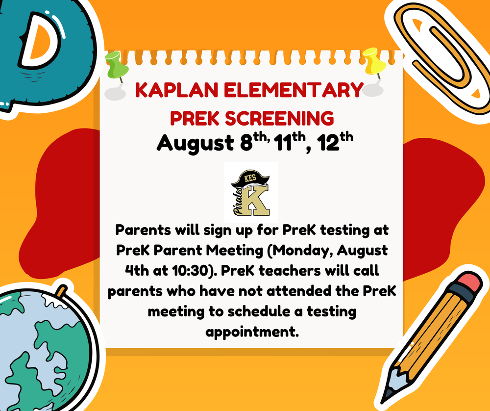 PreK Screening
