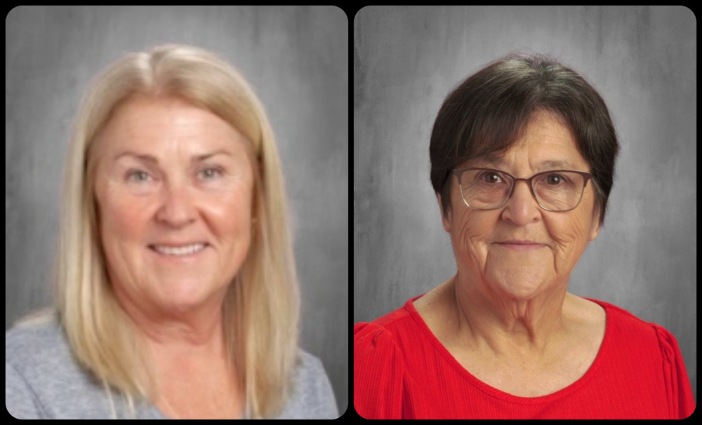 Brenda Callahan- 28 years as a para  Alison Mire- 33 years total, 24 in 4th grade at KES and 9 in PE at KES