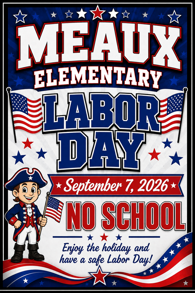 Labor Day No School-September 7, 2026