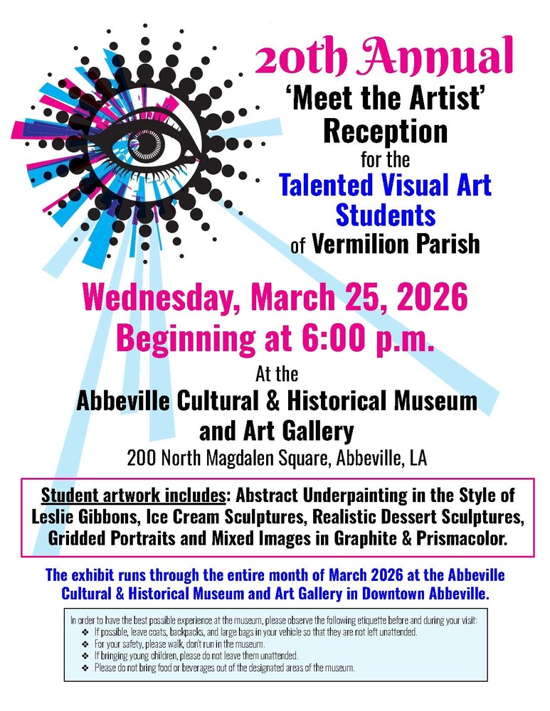 Meet the Artist flyer