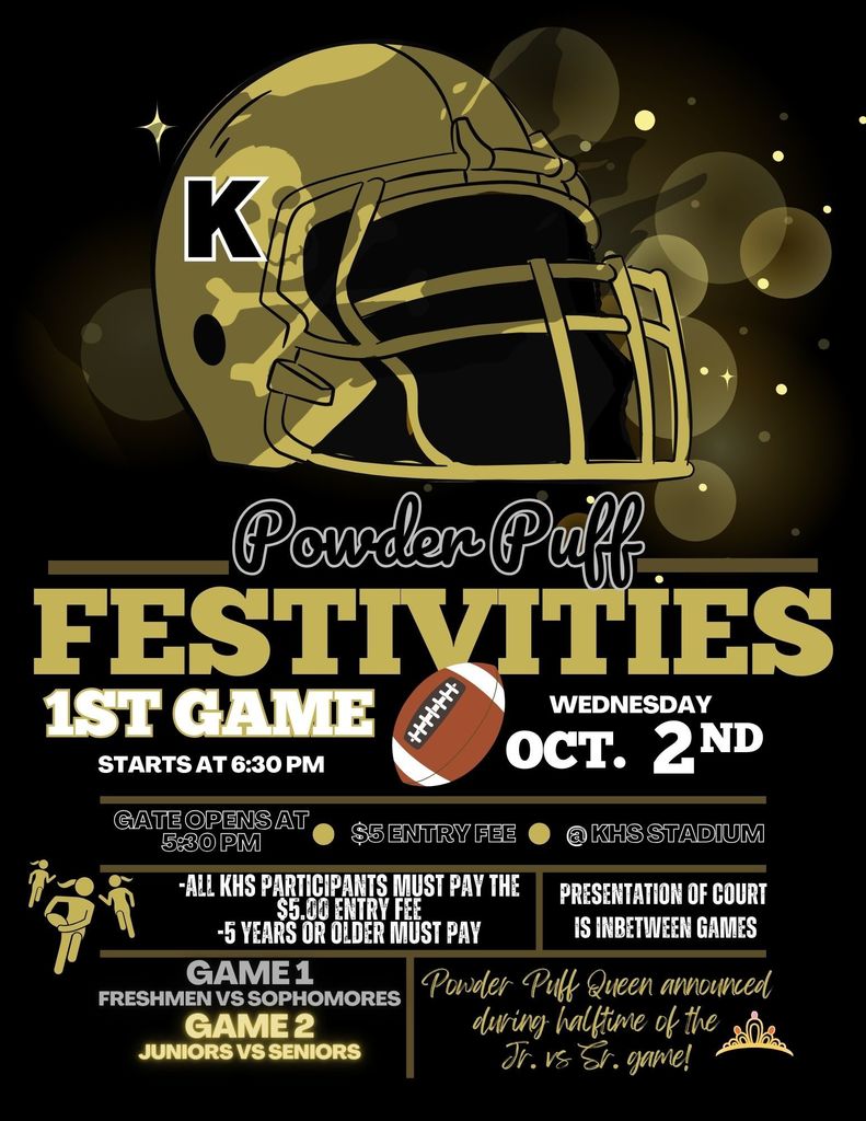 See image for details about tonight's PowderPuff festivities!