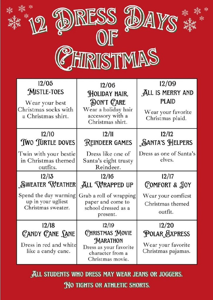Christmas Dress Days