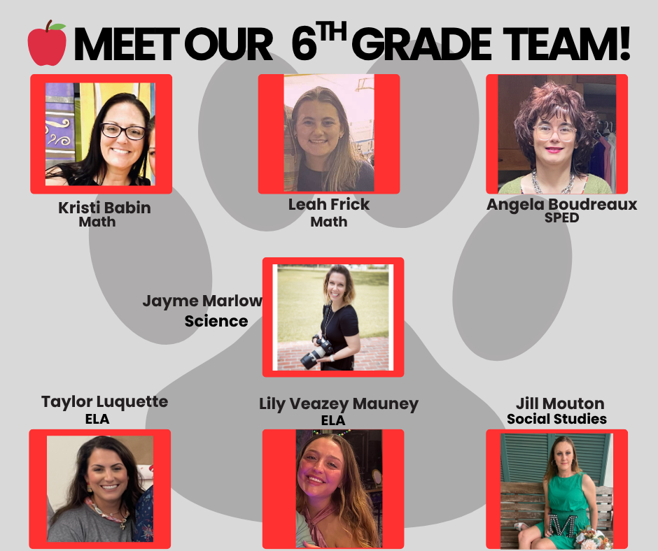 6th grade team