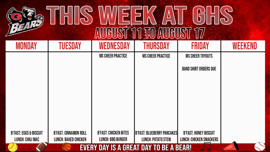this week at ghs